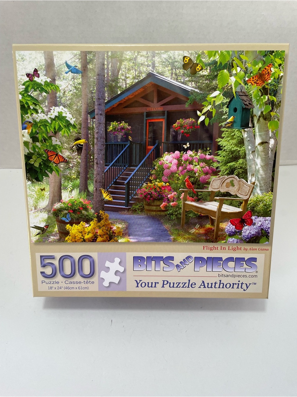 Bits and Pieces 500-Piece 'Flight in Light' Puzzle